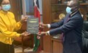 KIEP Contract Signing with the Principal Secretary, Dr. F. O. Owino, SD for Industrialization